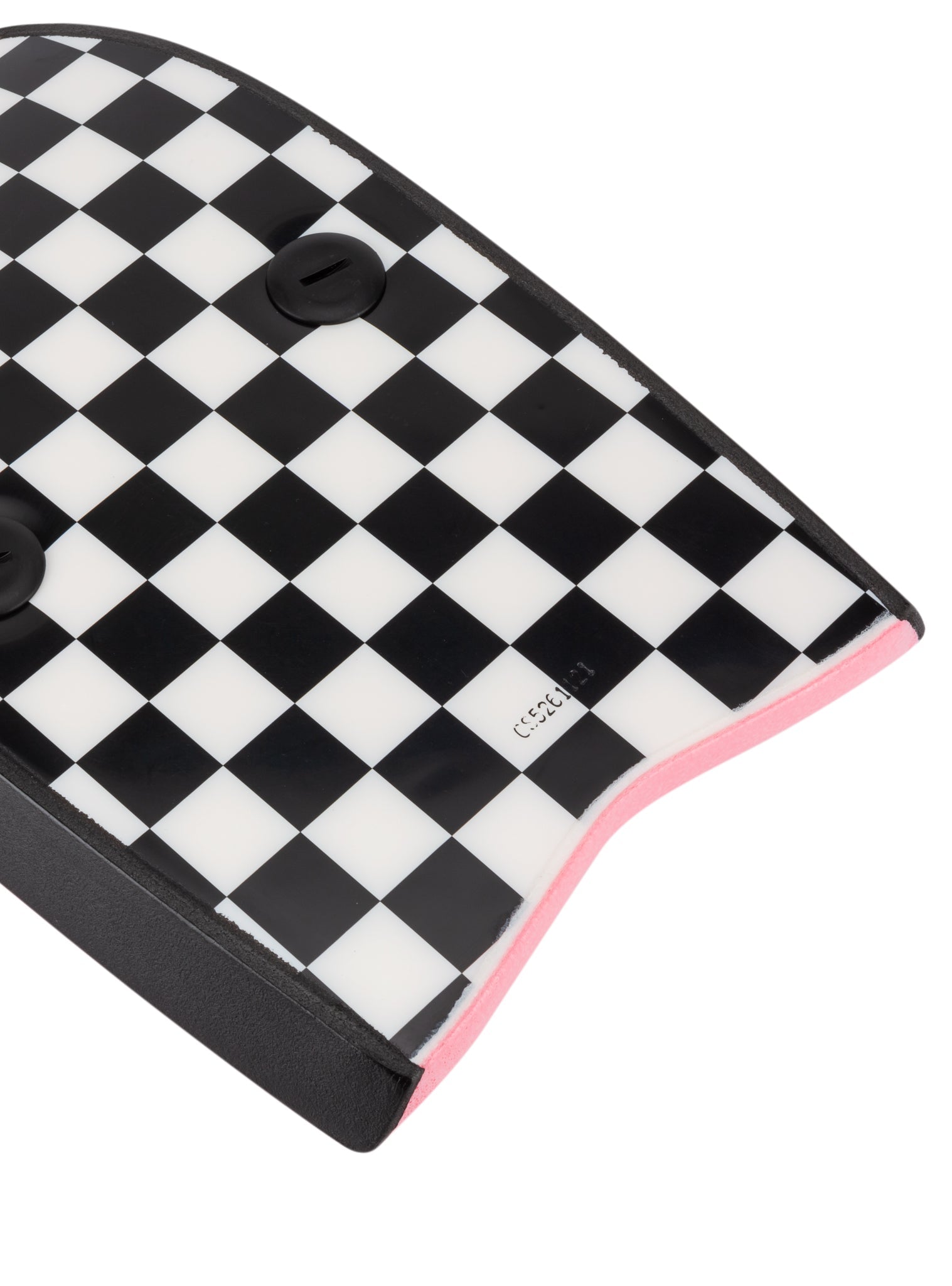 WOMPER // STRAPPED baby pink/checkers